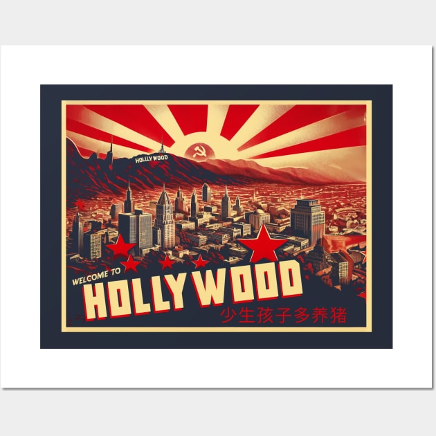 Hollywood Wall Art by JennyPool